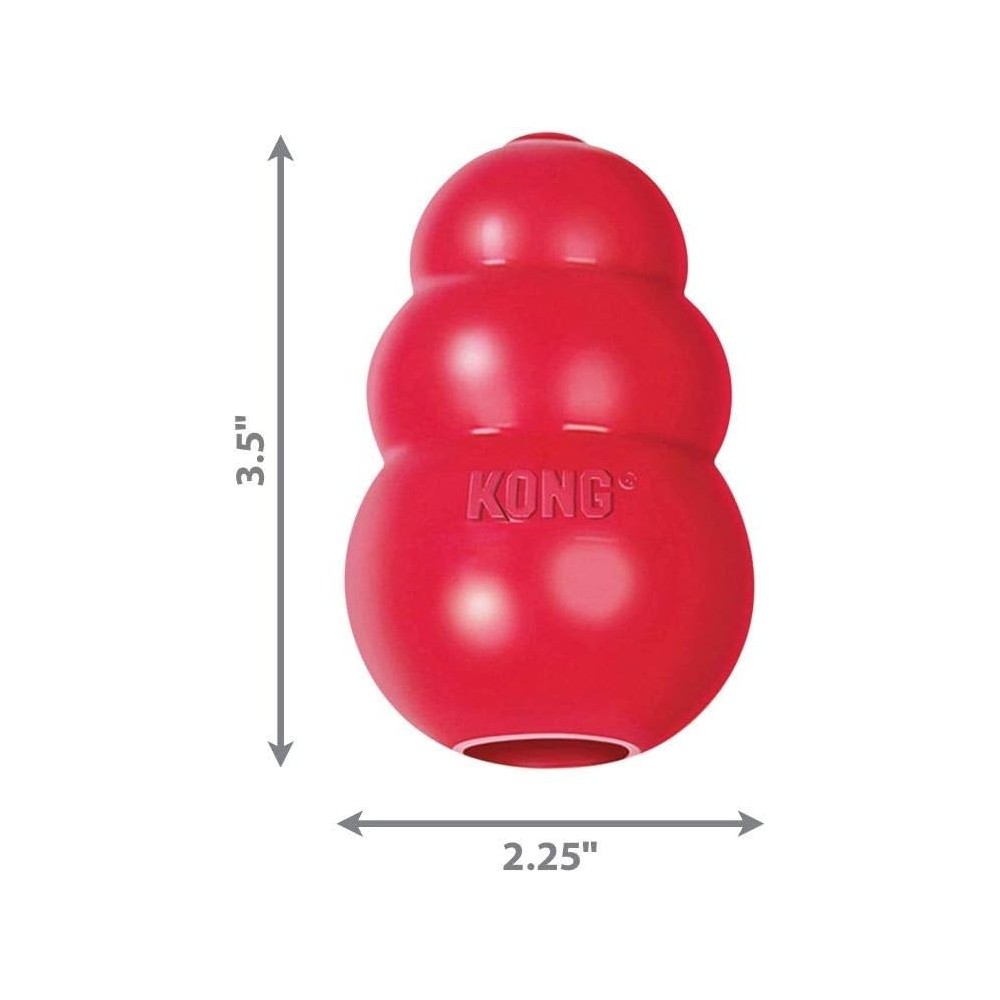 KONG Puppy Small | Gioco Dentizione per Cuccioli in Gomma Morbida
