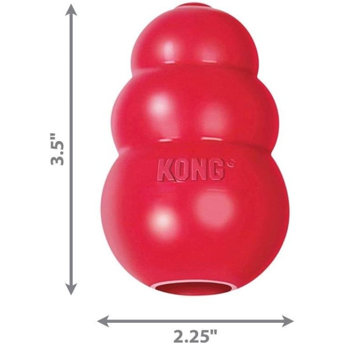 KONG Puppy Small | Gioco Dentizione per Cuccioli in Gomma Morbida