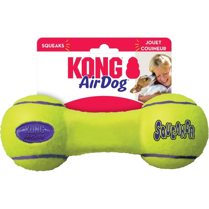 KONG AirDog Dumbbell Large | Manubrio Sonoro per Cani Grandi