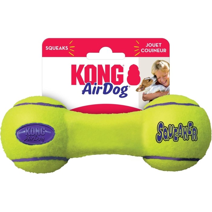 KONG AirDog Dumbbell Medium | Manubrio Sonoro per Cani Medi