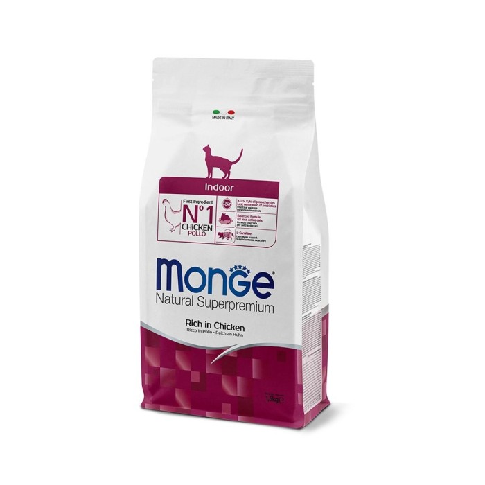 Monge Natural Superpremium Indoor Ricco in Pollo 1,5 Kg | Zoopluto