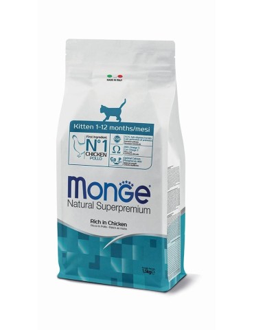 Monge Natural Superpremium Kitten Ricco in Pollo 1,5 Kg | Zoopluto