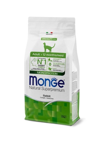 Monge Natural Superpremium Adult Monoprotein – Coniglio 1,5 Kg | Zoopluto