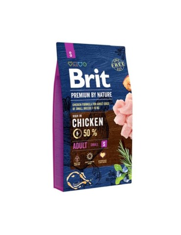 Brit BP Nature Adult Pollo Small 8KG - Crocchette Naturali per Cani Taglia Piccola