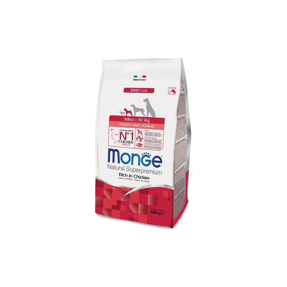 Monge Mini Puppy Junior Cane 800g | Zoopluto