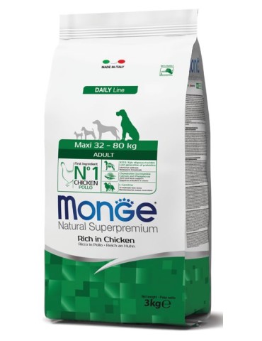 Monge Natural Superpremium Maxi Adult Ricco di Pollo 12 Kg | Zoopluto