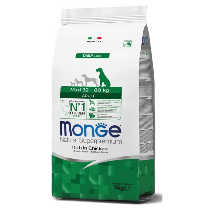 Monge Natural Superpremium Maxi Adult Ricco di Pollo 12 Kg | Zoopluto