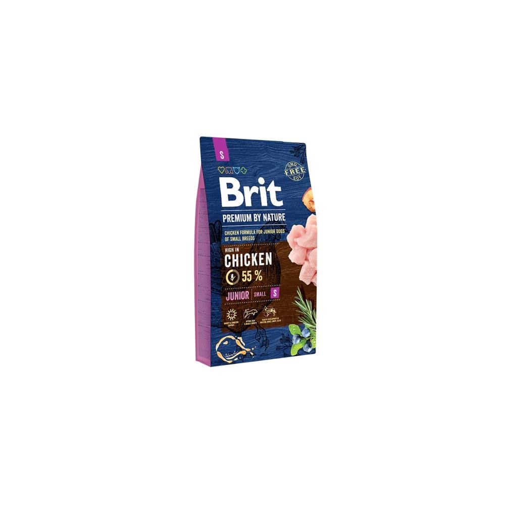 Brit BP Nature Junior Pollo Small 8KG - Crocchette Naturali per Cuccioli Taglia Piccola
