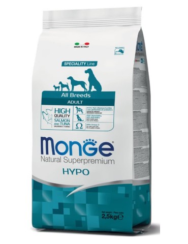 Monge Hypoallergenic All Breeds Adult Cane Salmone Tonno 12 Kg | Zoopluto