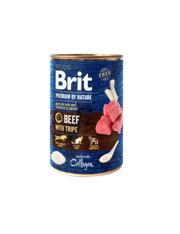 Brit BP Beef-Tripe 800g - Umido Naturale Grain Free con Manzo e Trippa per Cani