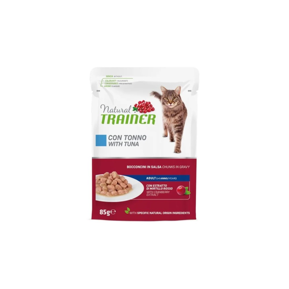 Bustine Gatto Natural Trainer Adult Tonno 85 g