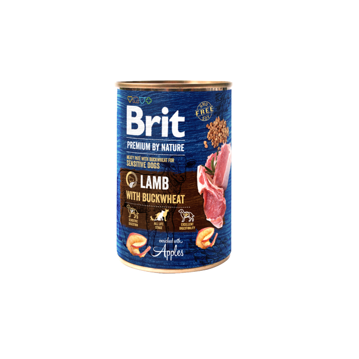 Brit BP Lamb & Buckwheat 400g - Umido Naturale con Agnello e Grano Saraceno per Cani