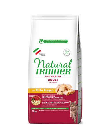 Crocchette Gatto Natural Trainer Adult Pollo 1,5 kg