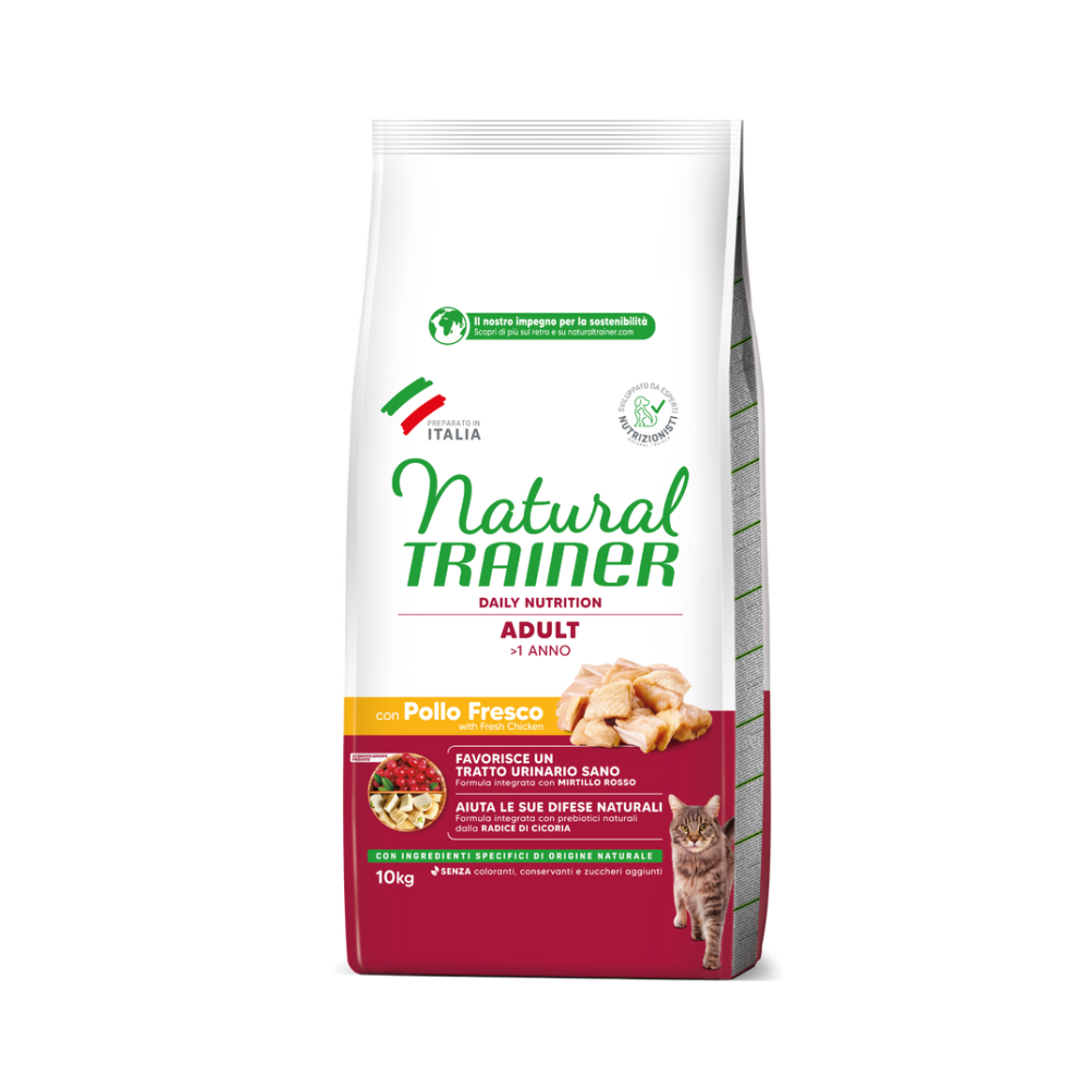 Crocchette Gatto Natural Trainer Adult Pollo 1,5 kg
