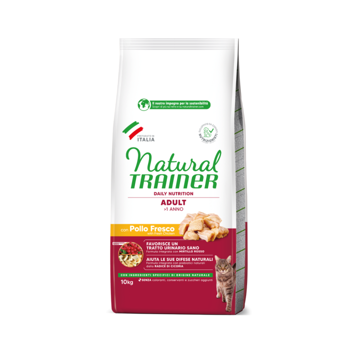 Crocchette Gatto Natural Trainer Adult Pollo 1,5 kg