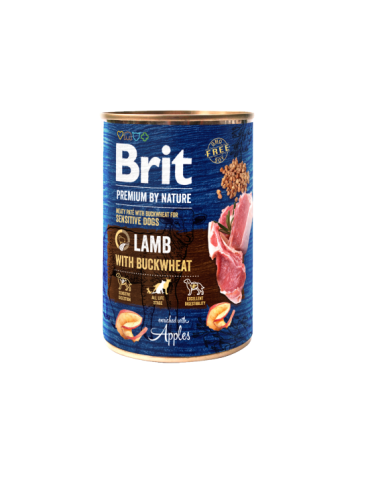 Brit BP Lamb & Buckwheat 800g - Umido Naturale con Agnello e Grano Saraceno per Cani