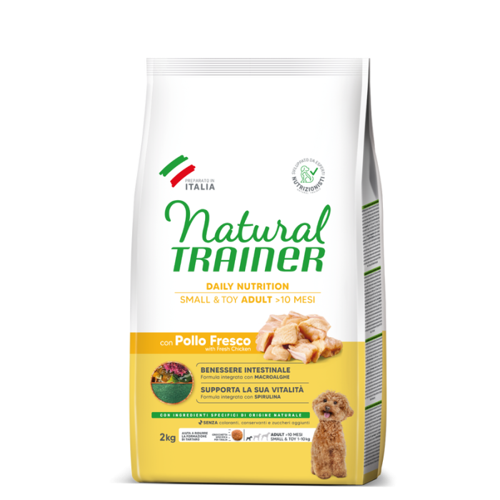 Crocchette Cane Natural Trainer Mini Adult Pollo 2 kg