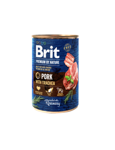 Brit BP Pork & Trachea 400g - Cibo Umido con Maiale e Trachea Grain-Free per Cani