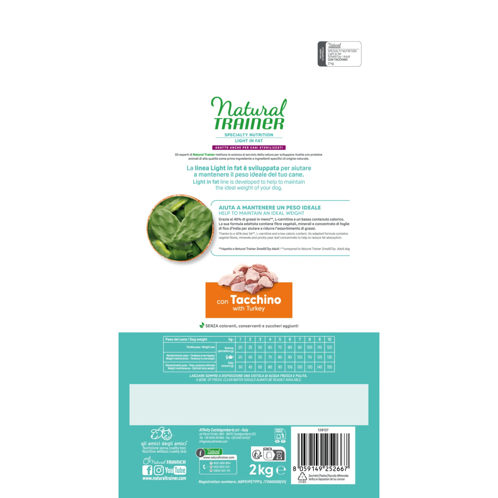 Crocchette Cane Natural Trainer Mini Light in Fat