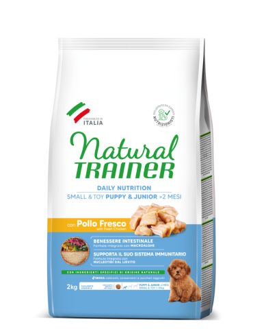 Crocchette Cane Natural Trainer Puppy & Junior Pollo 2 kg