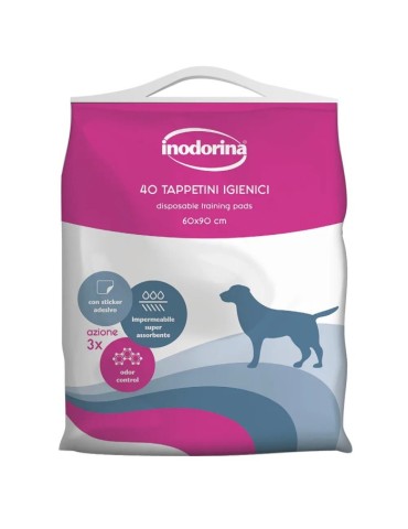 Inodorina Tappetini Neutro 40 pz 60x90 cm | Zoopluto