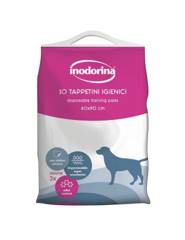 Inodorina Tappetini Neutro 10 pz 60x90 cm | Zoopluto