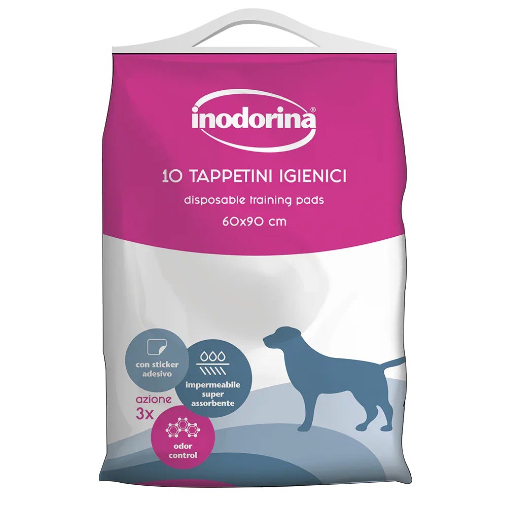 Inodorina Tappetini Neutro 10 pz 60x90 cm | Zoopluto
