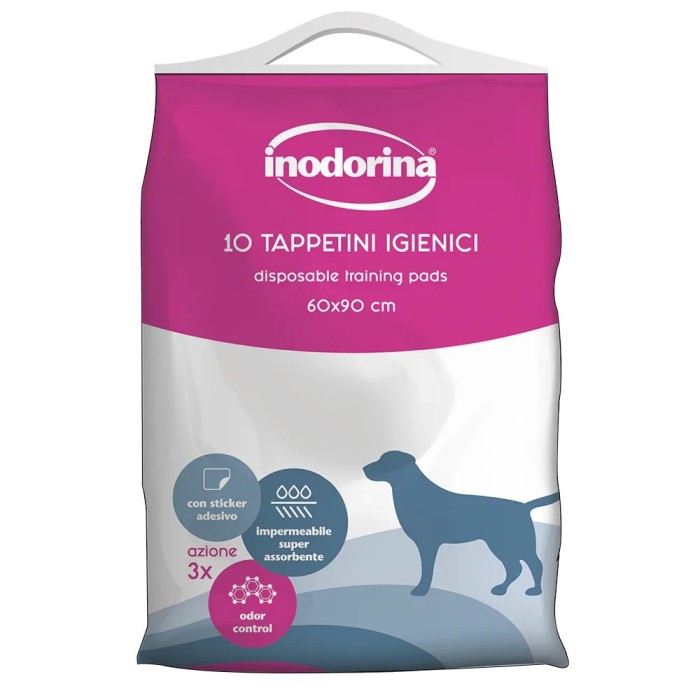Inodorina Tappetini Neutro 10 pz 60x90 cm | Zoopluto