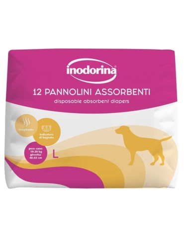 Inodorina Pannolini L 12 pz | Zoopluto