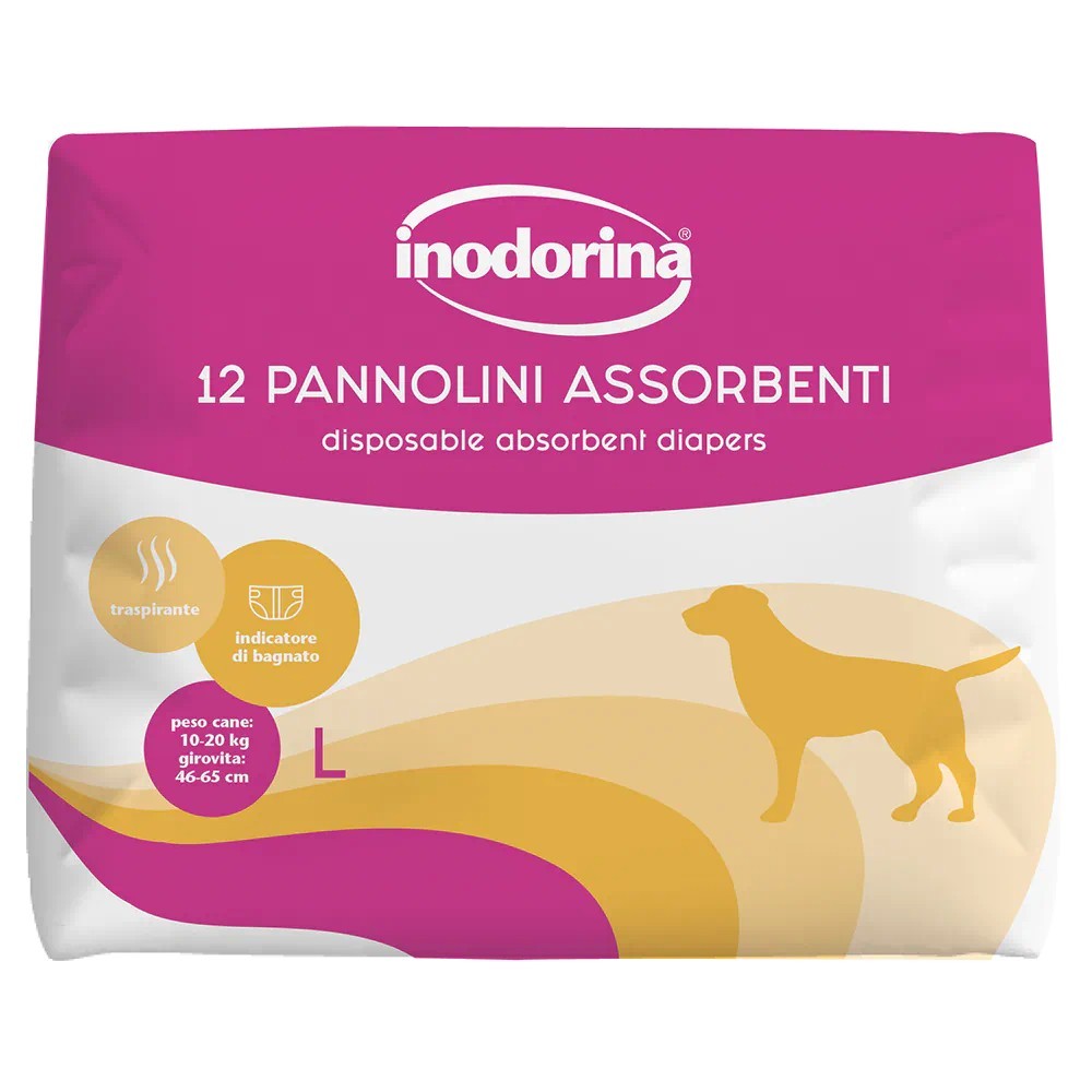 Inodorina Pannolini L 12 pz | Zoopluto