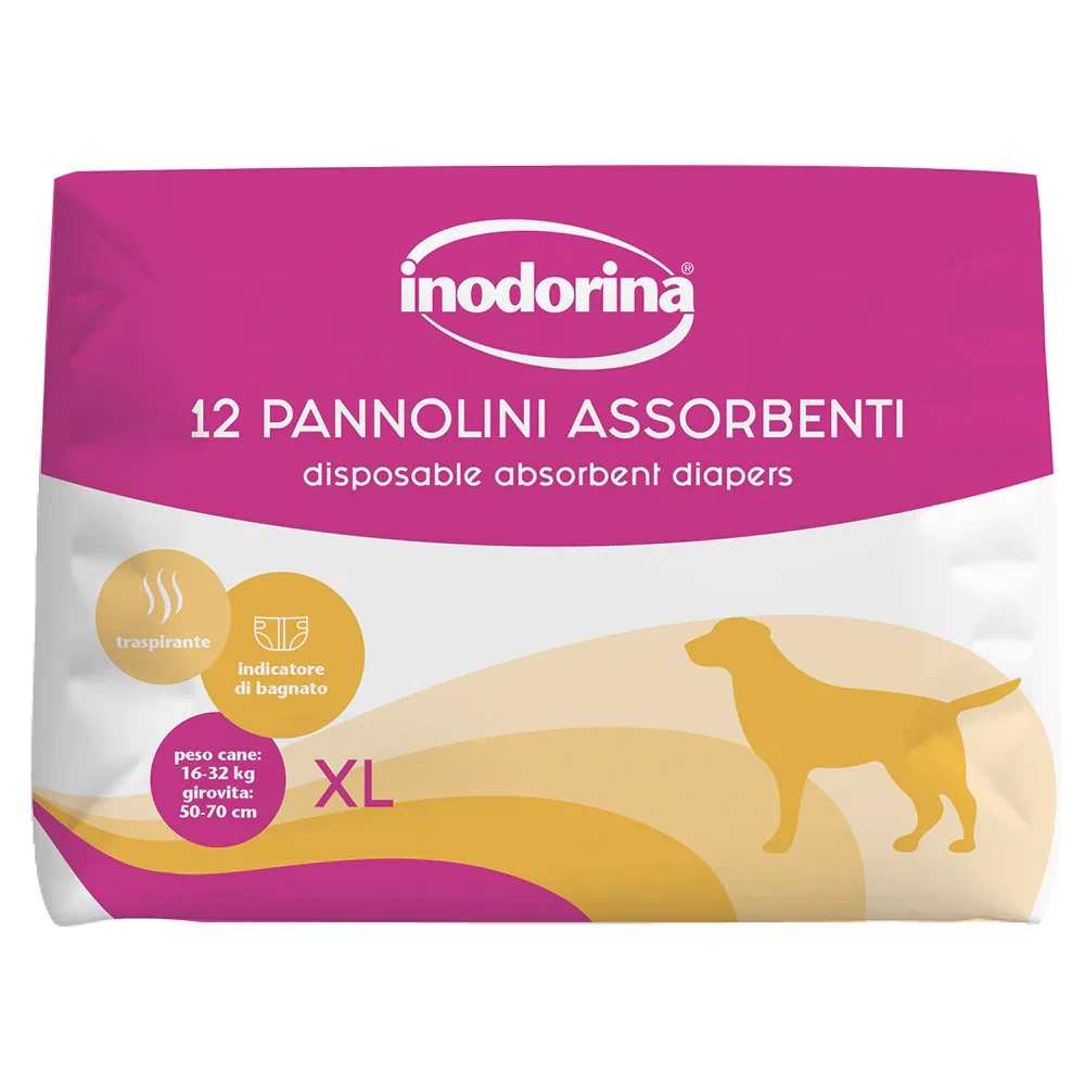Inodorina Pannolini XL 12 pz | Zoopluto