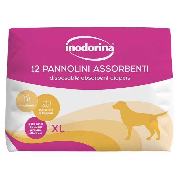 Inodorina Pannolini XL 12 pz | Zoopluto