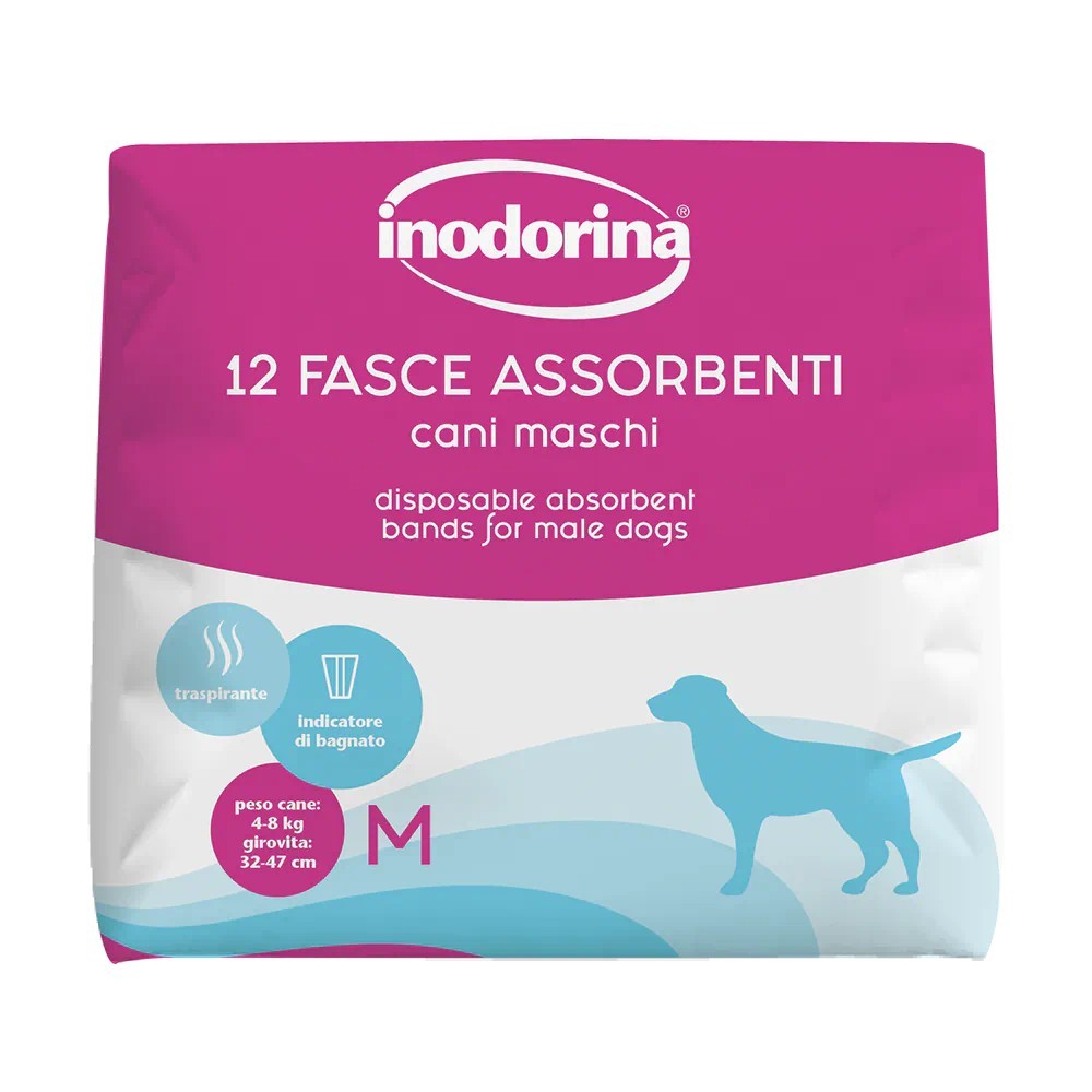 Inodorina Fasce Maschi M 12 pz | Zoopluto