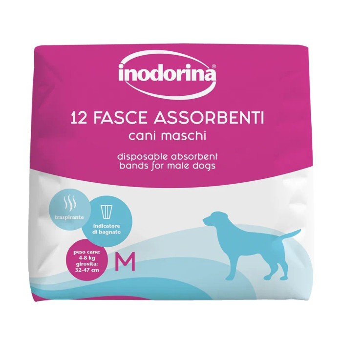 Inodorina Fasce Maschi M 12 pz | Zoopluto