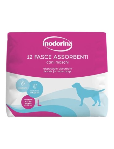 Inodorina Fasce Maschi L 12 pz | Zoopluto