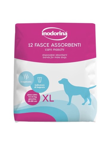 Inodorina Fasce Maschi XL 12 pz | Zoopluto