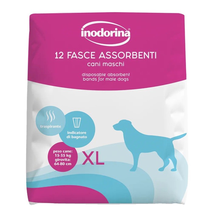 Inodorina Fasce Maschi XL 12 pz | Zoopluto