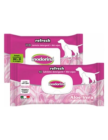 Inodorina Salviette EveryDay Aloe Vera 40 pz | Zoopluto
