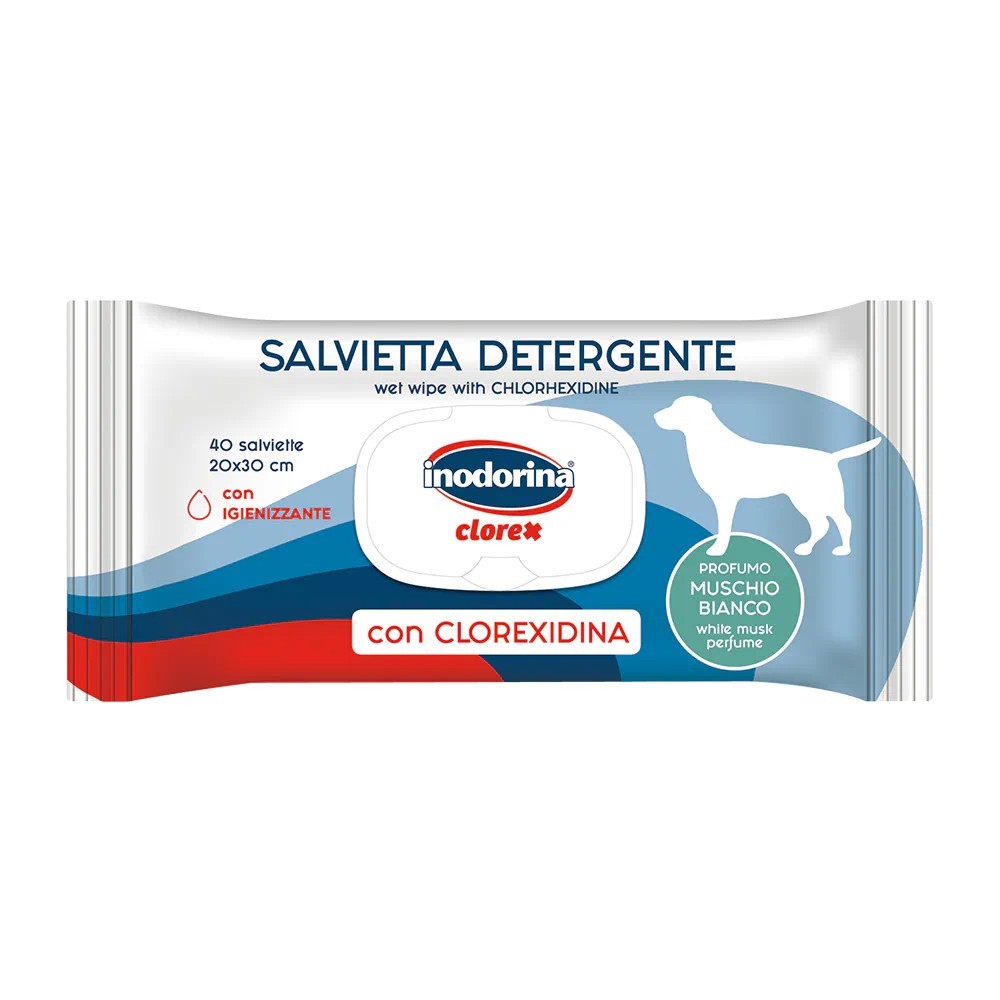 Inodorina Salviette EveryDay Muschio Bianco 40 pz | Zoopluto