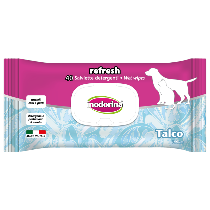 Inodorina Salviette EveryDay Talco 40 pz | Zoopluto