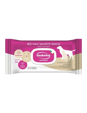 Inodorina Salviette Senior Proteine del Latte 40 pz | Zoopluto