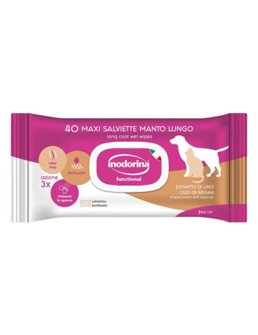 Inodorina Salviette Manto Lungo Mirra 40 pz | Zoopluto