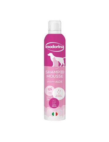 Inodorina Shampoo Mousse Aloe Vera 300 ml | Zoopluto