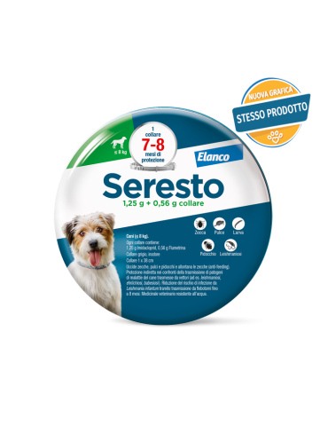 Seresto Collare Cane fino 8 Kg 38 cm | Zoopluto