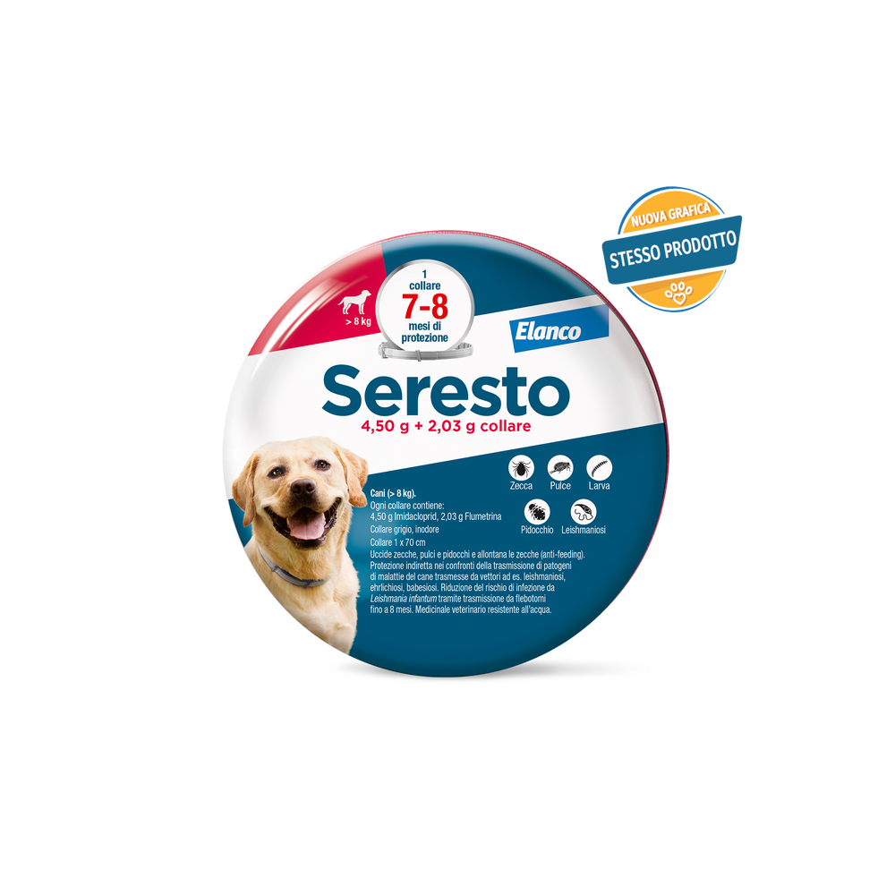 Seresto Collare Cane oltre 8 Kg 70 cm | Zoopluto