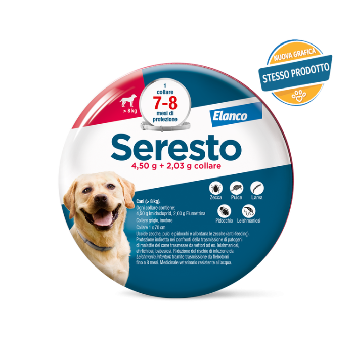 Seresto Collare Cane oltre 8 Kg 70 cm | Zoopluto