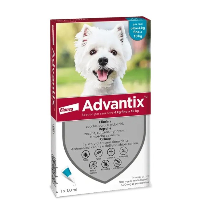 Advantix Cane 4-10 Kg da 1 ml | Zoopluto