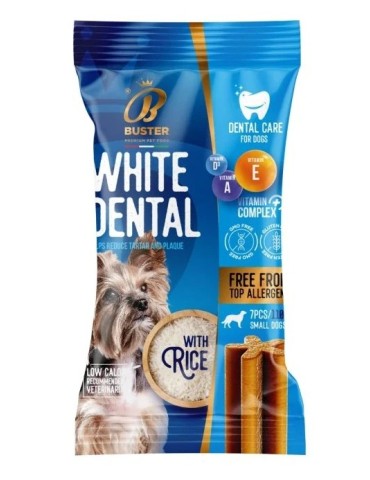 Caliendo Dental Stick Hypo White Dental Mais e Riso Naturale 7 pz 110 Gr | Zoopluto