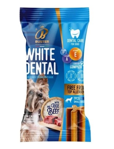 Caliendo Dental Stick Hypo White Dental Mais e Riso Manzo 7 pz 110 Gr | Zoopluto