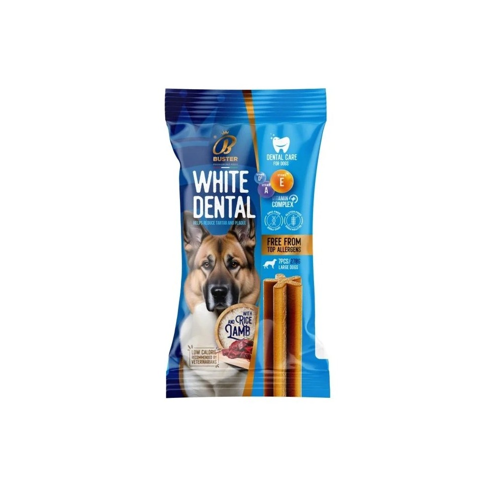 Caliendo Dental Stick Hypo White Dental Mais e Riso Agnello e Mela 7 pz 270 Gr | Zoopluto